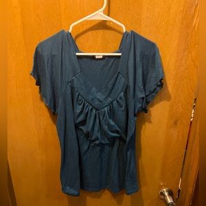 Nice teal blouse